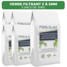 Llofer - 5 sacs 20KG Verre filtrant 2 à 5mm