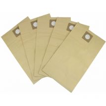 Sacs d'Aspirateur de Remplacement pour maxblast 30L - Pack de 5, Membrane en Caoutchouc, Double Filtration - Aspiration Sans Poussière pour un