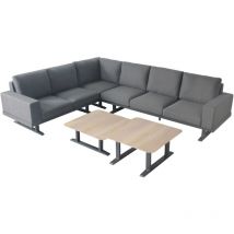 5-Sitzer-Sofa in Grau bayside
