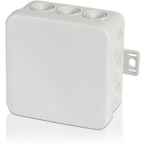 5 Stück F-tronic Feuchtraum-Abzweigkasten IP54, 75x75x40mm, grau, E125