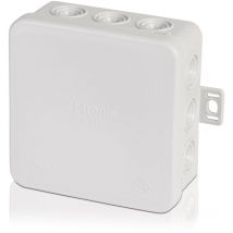 5 Stück F-tronic Feuchtraum-Abzweigkasten IP54, 85x85x40mm, grau, E113