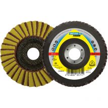 Klingspor - smt 850 Schleifmopteller Kombination, 115 x 22,23 mm Korn 80 Medium gewölbt 5 Stk