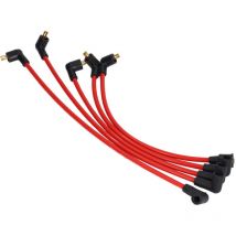 Jeffergarden 5 Stück 8 mm rotes Silikon HT-Zündkabel Zündkerzenkabel für mgb 1800 cc-Modelle