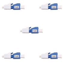 5 stücke für lc upc 10dB Fiber Optic Adapter Simplex sc Stecker