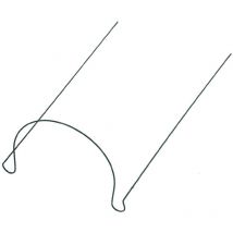 5 Stück Blumenstütze 100x35 Rankhilfe