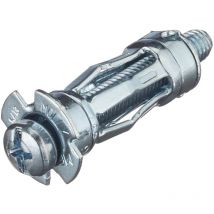 Molly m18006-xj tasselli metallici a espansione con vite M6 Ø 6 x 34 mm, Grigio, Set di 10 pezzi