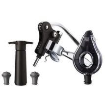 Vacuvin Weinset Air Deluxe Schwarz