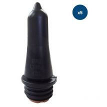 5 Tétines Peach Teat noire Stallion