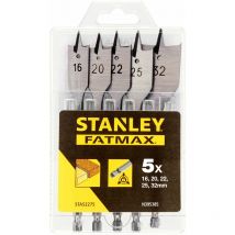 Stanley Black&decker - 5 étui en plastique de portefeuille chrome-vanadium pour bois