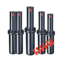 Pack 5 Aspersor de Riego KRain RPS75 3/4'' Alcance 6,7 a 15,5 m Aspersor ajustable profesional