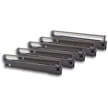 Vhbw - 5 x bande d'encrage de type SP800 pour imprimante matricielle Seiko / Seikosha 2400, 2400 ai, 2400 ap, 800.