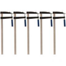 5 x Euro-Schraubzwinge 500 x 120 mm