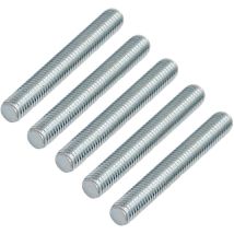 Gewindestift M8 x 60 mm verzinkt – Stahl – Festigkeitsklasse 4.8 – DIN 976 – 5 Stück
