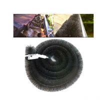 5 x Hedgehog Gutter Brush Guard 100mm Black 4m Clean Leaf & Debris Free 20m