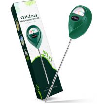 5 x Midori Boden-Feuchtigkeitsmesser Messgerät Hydrometer Pflanzen Grün 17,5 cm Sonde