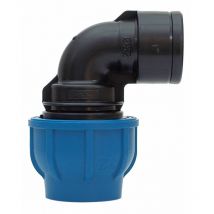 5 x pl nylon coude raccord femelle mm.32x1