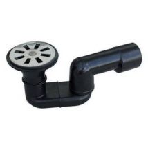 Valsir - 5 x siphon douche pehd noir soudable avec sortie diam.40