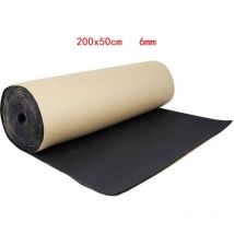Tapis d'isolation thermique et acoustique 6mm 50x200cm pour voiture imperméable et anti-poussière, tapis insonorisant pour voitureautres