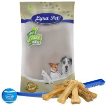 50 pièces d'os à mâcher Lyra Pet env. 10 cm + toupie à bille