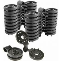 Fei Yu - 50 Clips de Fixation traités Anti-UV, fixation pour brise vue, pour Filet grele- Attaches Filet exterieurcrochets Brise vue, brise vent,