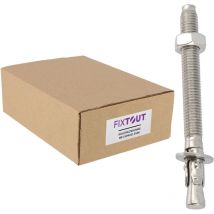 Lot de 50 goujons d'ancrage en acier inox A2 M8 - Diamètre de 8 mm - Longueur 50 mm