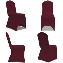 50 housses de chaise extensibles bordeaux - Housse de chaise - housses de chaise - Home & Living - Rouge