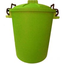Viss - 50 Litre Green Plastic Outdoor Bin