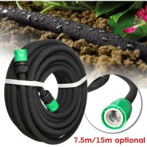 Memkey - 50 m poröser Schlauch, Tropfbewässerungsschlauch mit 16 mm Durchmesser, wassersparender Tropfschlauch