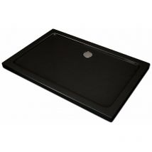 50 mm Duschtasse 160 x 90 cm (schwarz) - Schwarz