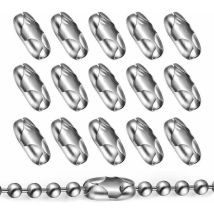 50 Pcs Connecteurs pour Store Romain Vertical 4.5mm Chaîne à Billes en Connecteur Fermoirs Perle Chaîne Connecteurs pour la Fabrication de Bricolage