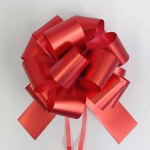 Linghhang - 50 Pcs Decoration Voiture Mariage Deco Voiture(Rouge) Mariage Decoration Mariage Noeud Voiture Mariage Décoration Voiture Mariage Deco
