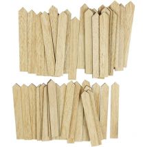 50 Pcs Étiquettes Plantes en buis pour Plantes, Marqueurs Semis de Plantes de Jardin,buis plante decoration pour potager,petit accessoire pancarte