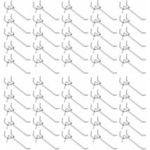 50 Pezzi Ganci Per Pannello Forato, Ganci Per Mensole Da Parete Per Esposizione, Pannello Forato, Garage, Negozio, Attrezzi, Stoccaggio, Appendiabiti,