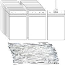 Cyslmuk - 50 Pièces porte-étiquettes de bagages Porte-étiquettes de croisière Étiquettes d'identification de bagages Porte-étiquettes de bagages avec