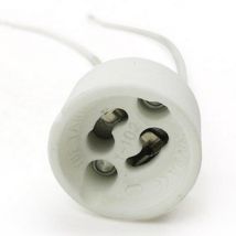 Portacavi in ceramica GU10 150mm – 50 pezzi – Resistenza al calore, Facile installazione – Silver Electronics