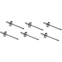 50 pz rivetti a strappo rivetto alluminio testa larga 4,8x10 testa 14 mm