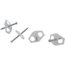 Obo Bettermann - 50 Stück Nagel-Fix, Nagelscheibe Kabelhalter Kabelklammer 3,5x60mm 1996/60