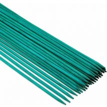 50 Stück 38cm Pflanzenstützen Grünpflanzenstäbe Bambus Blumenstäbe Bambusstäbe für Kletterpflanzen Pflanzenstützen, ca. ø 5 mm