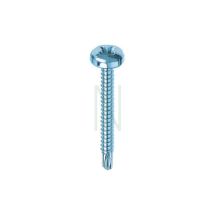 50 vis autoperceuses cross tc ta te cylindrique en acier de 3,9x16 mm