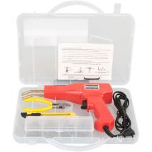 50-W-Kunststoffschweißgerät, Reparaturschweißpistole, 200-teiliges Heißheftgerät, Autostoßstangen-Reparatursatz, Kunststoffschweißen für