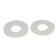 Dianflex - 50 x joints plats en caoutchouc blanc mm 4