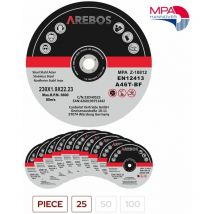 Canbolat Vertriebs Gmbh - arebos cutting discs flexible discs Ø230 mm mounting 22.23 mm thickness 1.9 mm 25 pieces