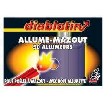 50 x Ölanzünder mit Streichkopf – Ideal für Ölöfen