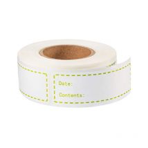 500 Blatt, 2,5 x 7,6 cm, selbstklebende, entfernbare Aufbewahrungsaufkleber, grüne Etiketten, Datumsetiketten für Lebensmittel im Gefrierschrank,