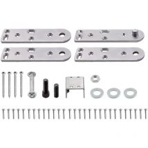 1kit de charnière à pivot for porte de bibliothèque cachée, porte secrète 500lb