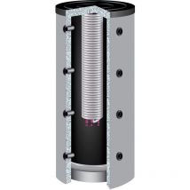 500 Liter twl Hygienespeicher 180° KE-500 0 Wärmetauscher 120mm Isolierung