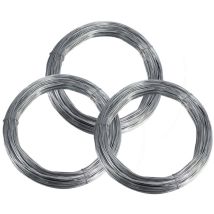 Aquagart - 500 m Tension wire 3.0 mm for Game fencing Forest fencing Field fencing Knotted fencing