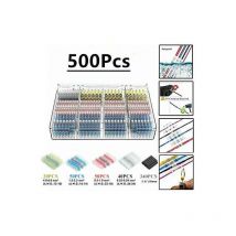 Phasat - 500 Stück elektrische Lötanschlüsse, Wärmeschrumpfschläuche, Maidodo Wärmeschrumpf-Lötkolbendichtung, elektrische Steckverbinder, isoliert,