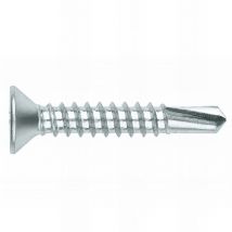 Vis auto-perceuses filetées à tôle et pvc - Tête fraisée - Empreinte ph - Zinguée 4,2 x 25 - Boite de 500