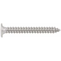 Vis auto-perceuses - filetées à tôle et pvc - Vis à tôle - tête extraplate Inoxydable A2 - Empreinte ph 4,2 x 32 - Boite de 500